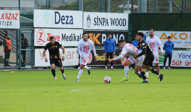 "SEBAT GENÇLİK, ORDUSPOR 1967 İLE BERABERE KALDI"