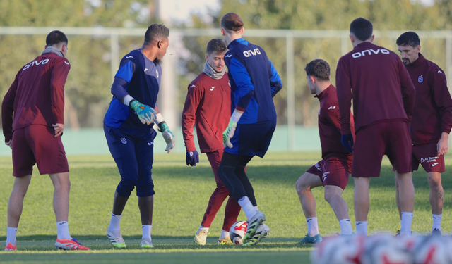 "TRABZONSPOR, GENÇLERBİRLİĞİ MAÇI HAZIRLIKLARINA BAŞLADI"