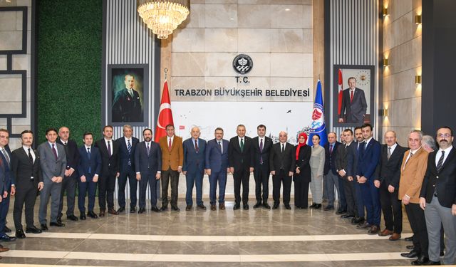 "TRABZON VALİSİ ŞAHİN’DEN BÜYÜKŞEHİR’E ZİYARET"