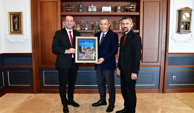 "BAŞKAN EKİM’DEN VALİ ŞAHİN’E HAYIRLI OLSUN ZİYARETİ"