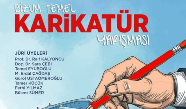 “BİZUM TEMEL KARİKATÜR YARIŞMASI İÇİN KÜLTÜR SANAT BULUŞMASI"