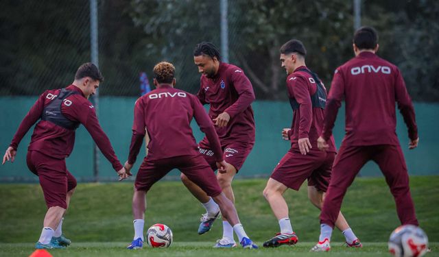 "TRABZONSPOR, GAZİANTEP FK MAÇI HAZIRLIKLARINI SÜRDÜRDÜ"