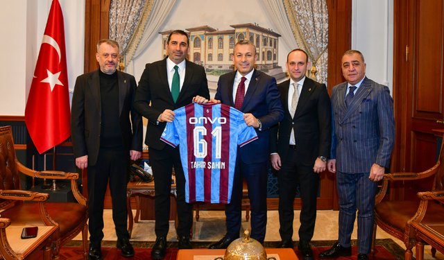 "TRABZON VALİSİ TAHİR ŞAHİN’E ZİYARET"