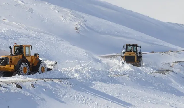 "MARTTA KIŞ GERİ DÖNDÜ: 3 İLDE 103 YOL KAPALI"