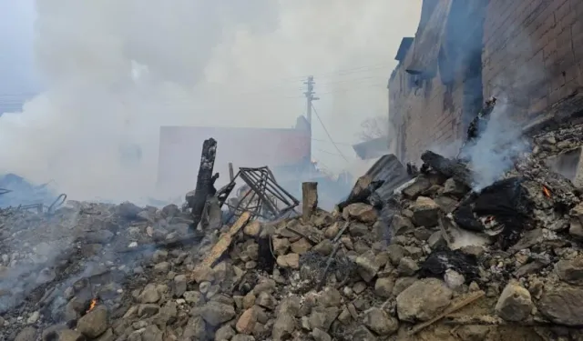 "BOLU'DA KORKUTAN YANGIN 5 EV VE 8 SAMANLIK KÜLE DÖNDÜ"