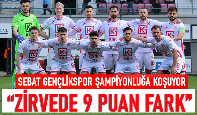 SEBAT GENÇLİKSPOR ŞAMPİYONLUĞA KOŞUYOR “ZİRVEDE 9 PUAN FARK”