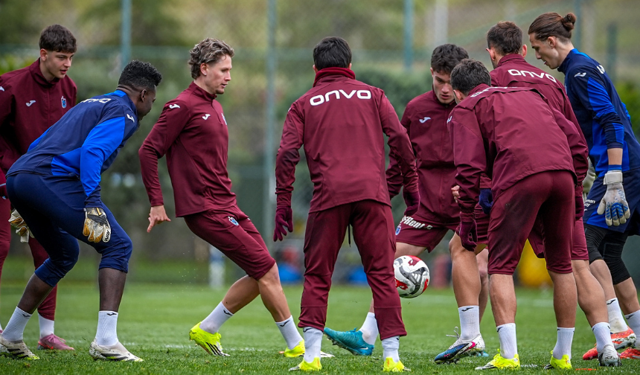 "TRABZONSPOR, ALANYASPOR MAÇI HAZIRLIKLARINI SÜRDÜRÜYOR"