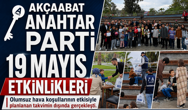 AKÇAABAT’TA 19 MAYIS ETKİNLİKLERİNE HAVA ENGELİ: PROGRAM KISMEN ERTELENDİ