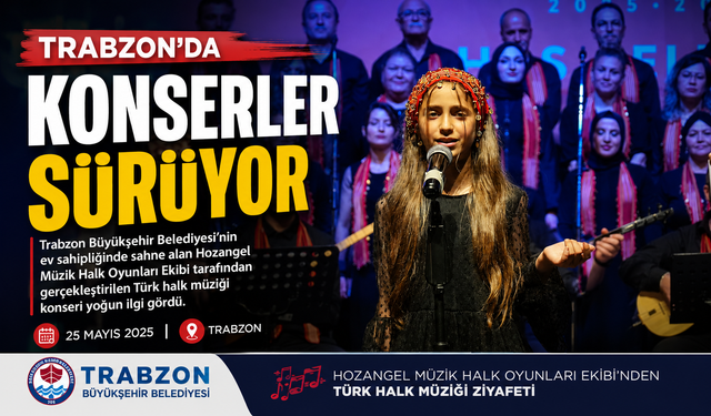 TRABZON'DA KONSERLER SÜRÜYOR