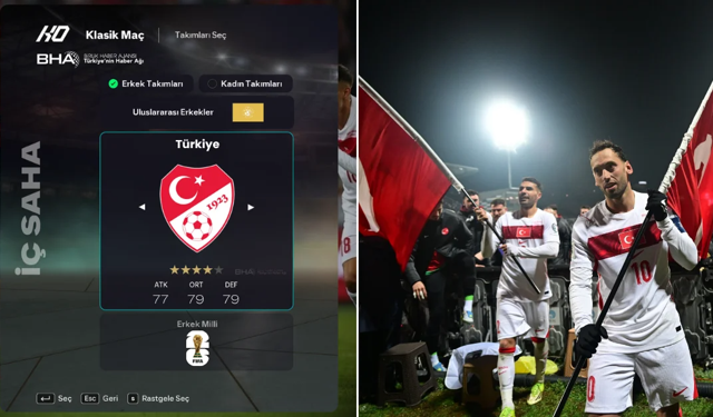 EA FC 26 İÇİN TÜRKİYE A MİLLİ TAKIMI SÜRPRİZİ