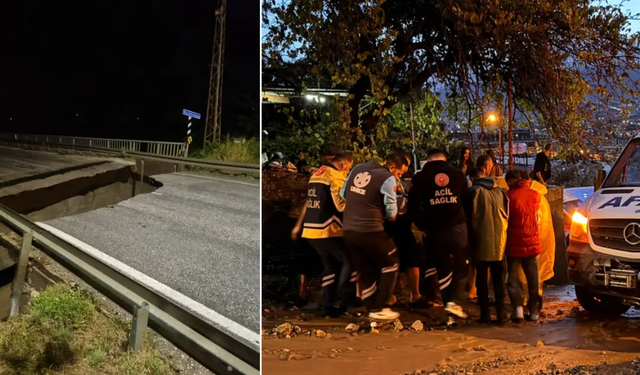 HATAY’DA SEL FELAKETİ: KÖPRÜ ÇÖKTÜ, 1 KİŞİ HAYATINI KAYBETTİ