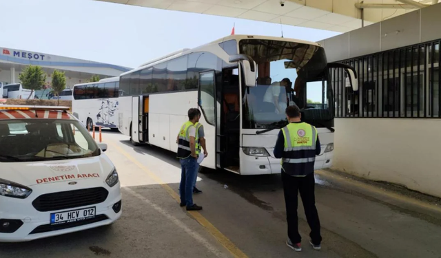 KURBAN BAYRAMI ÖNCESİ OTOBÜSLERE SIKI DENETİM