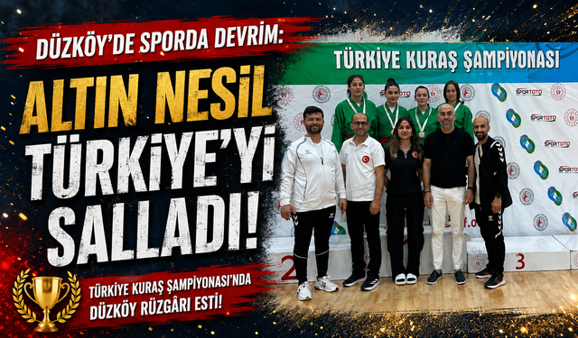 DÜZKÖY’DE SPORDA DEVRİM: ALTIN NESİL TÜRKİYE’Yİ SALLADI!