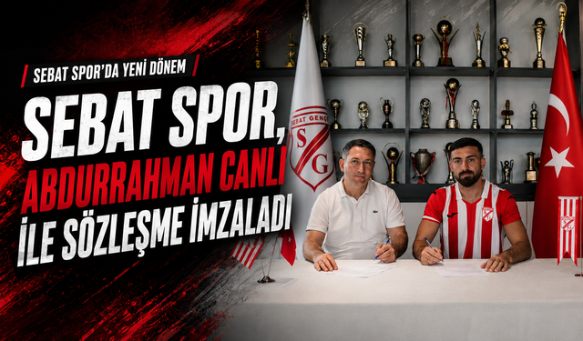 SEBAT SPOR, ABDURRAHMAN CANLI’YI KADROSUNA KATTI