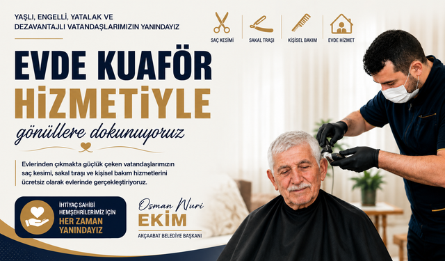 AKÇAABAT BELEDİYESİ’NDEN GÖNÜLLERE DOKUNAN HİZMET