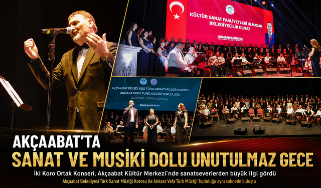 AKÇAABAT’TA SANAT VE MUSİKİ DOLU UNUTULMAZ GECE