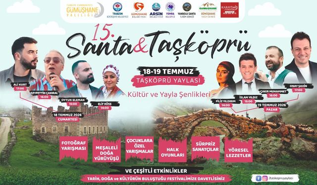 SANTA VE TAŞKÖPRÜ’DE FESTİVAL ZAMANI
