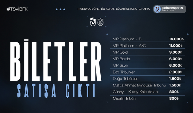 Başakşehir Maçı Biletleri Satışta