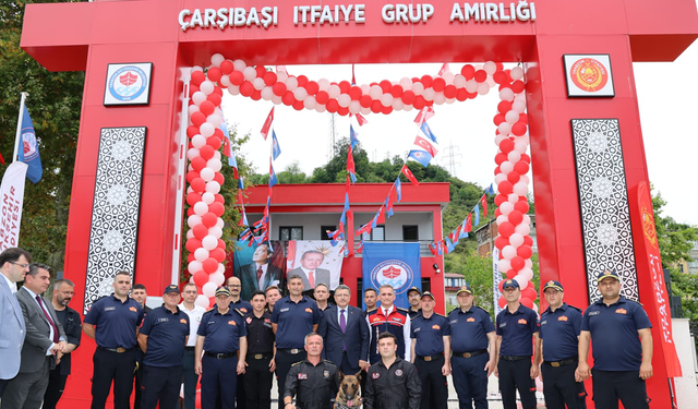 Çarşıbaşı’na Modern İtfaiye Üssü