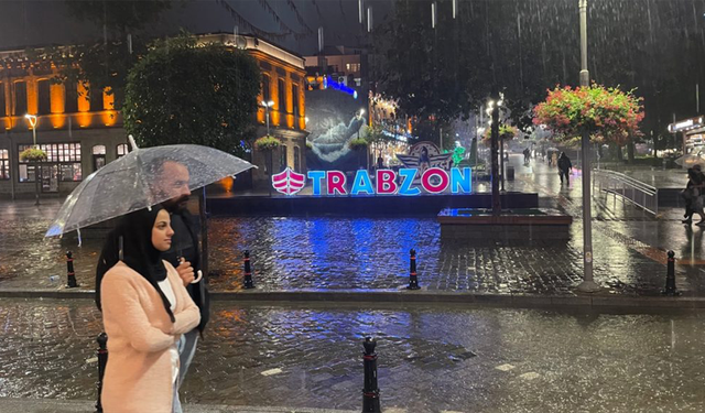 Trabzon’a Sağanak Uyarısı