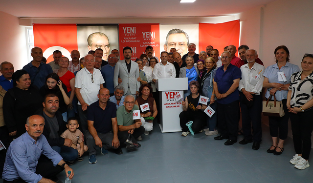 Akçaabat Yeni Parti’de Yönetim Tamam