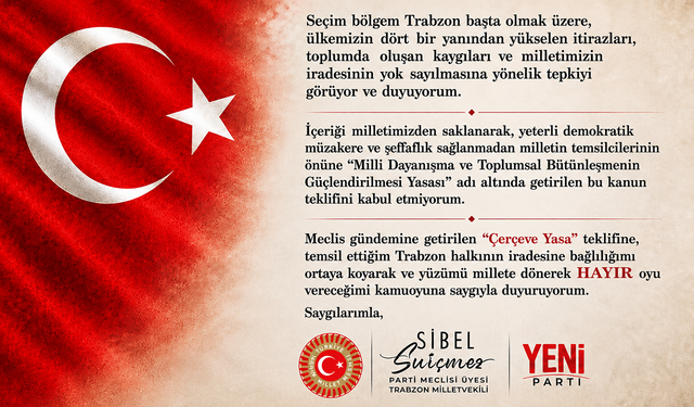 Suiçmez’den Net “Hayır”