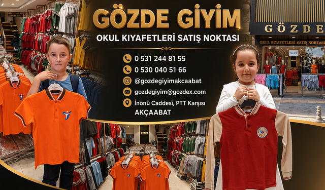 Okul Kıyafetleri Gözde Giyim’de