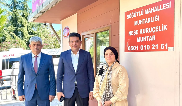 Şahin’den Söğütlü Muhtarlığına Ziyaret