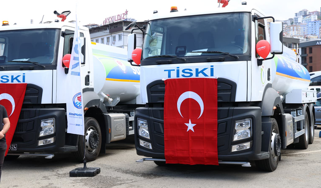 TİSKİ’ye 5 Yeni Arazöz