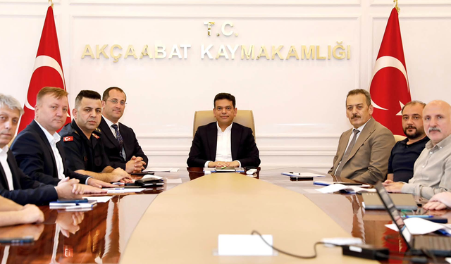 Akçaabat’ta Okul Güvenliği Toplantısı