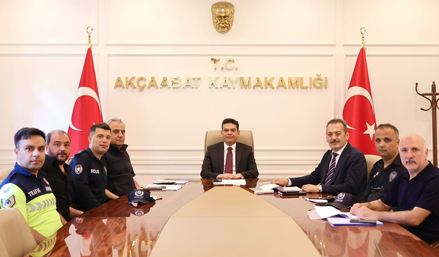 Akçaabat’ta Asayiş Masaya Yatırıldı