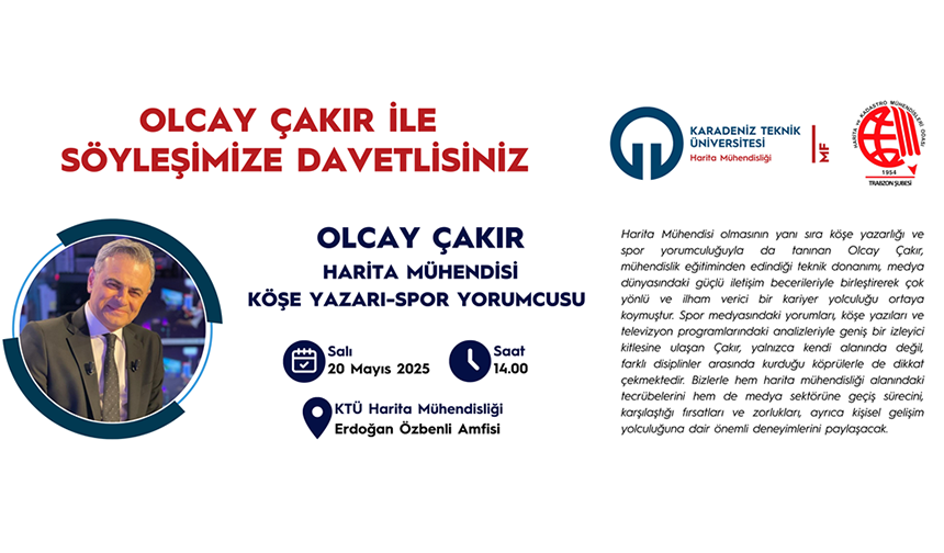 "OLCAY ÇAKIR İLE SÖYLEŞİ"
