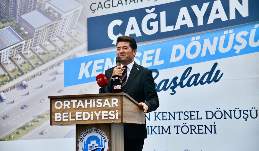 "ÇAĞLAYAN KENTSEL DÖNÜŞÜM PROJESİ KAPSAMINDA İLK YIKIMLARA BAŞLANDI"