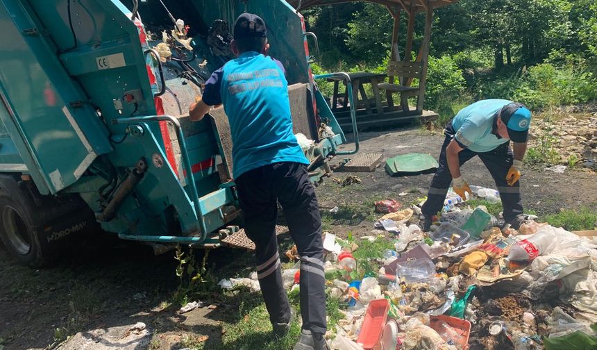 "ORTAHİSAR BELEDİYESİ, SÜMELA MANASTIRI’NIN ETRAFINI TEMİZLEDİ"