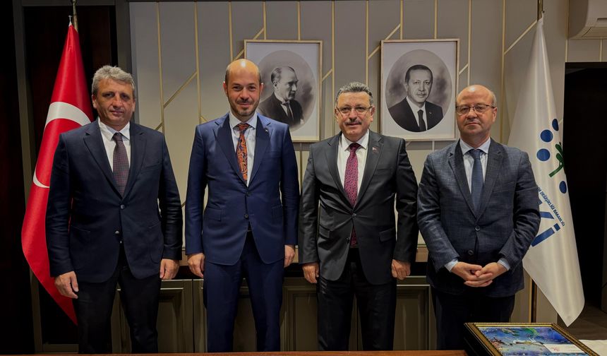 "BAŞKAN GENÇ ANKARA'DA PROJELERİ GÖRÜŞTÜ"