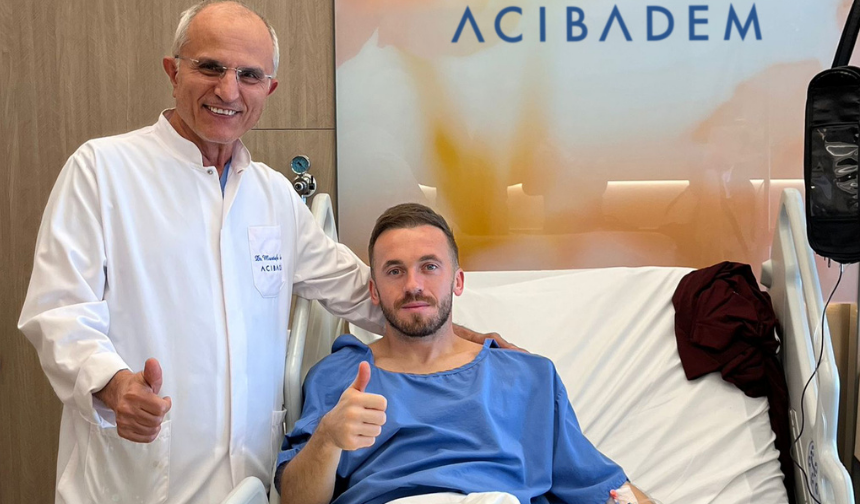 "FUTBOLCUMUZ EDİN VİŞÇA BAŞARILI BİR OPERASYON GEÇİRDİ"