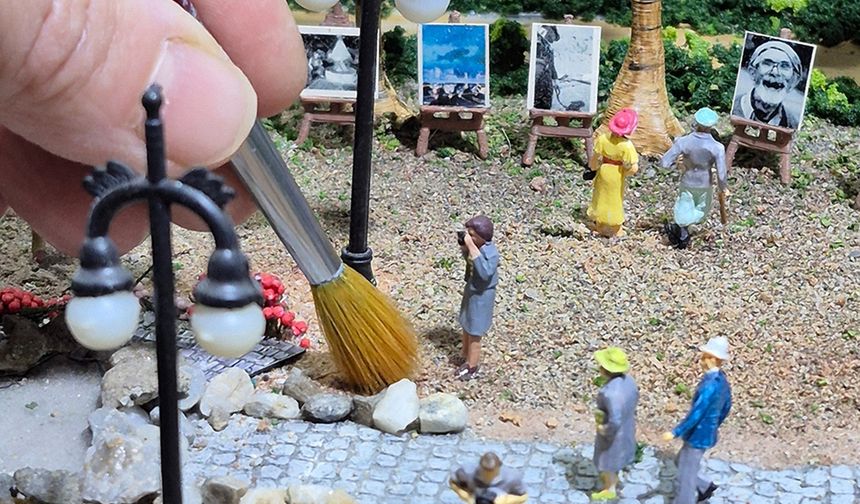 "MİNYATÜRDE FOTOĞRAF SERGİSİ AÇILDI"