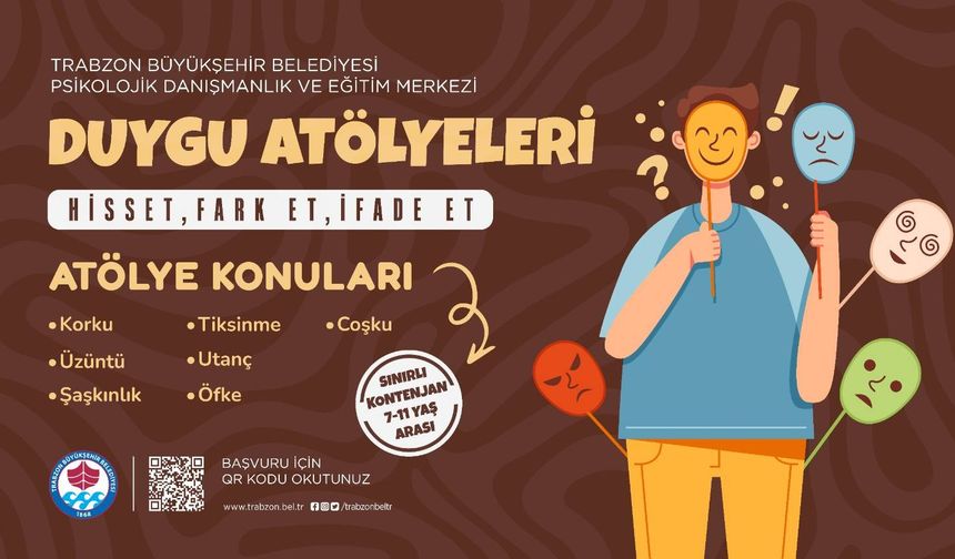 "BÜYÜKŞEHİR'İN DUYGU ATÖLYELERİ PROJESİ BAŞLADI"