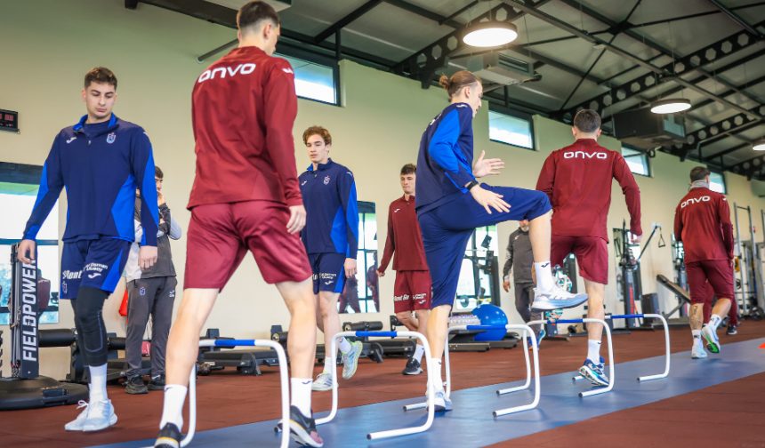 "TRABZONSPOR SABAH ANTRENMANINI TAMAMLADI"