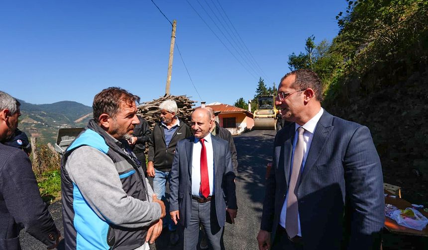 "AKÇAABAT BELEDİYESİ SAHADA ARALIKSIZ ÇALIŞIYOR"