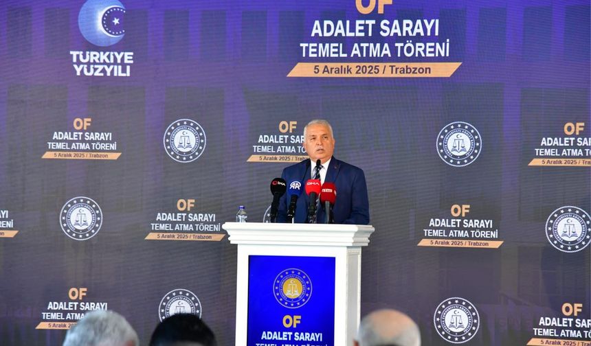"OF ADALET SARAYI’NIN TEMELİ ATILDI"