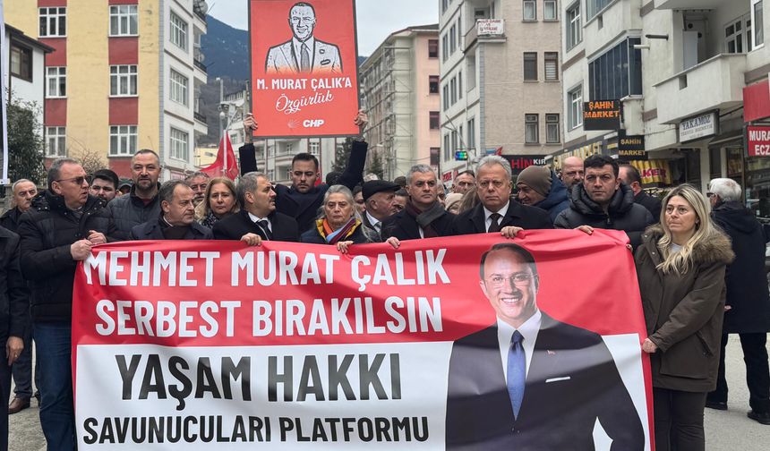 "MAÇKA’DA MURAT ÇALIK İÇİN ADALET YÜRÜYÜŞÜ"