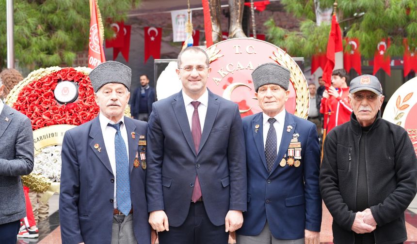 "AKÇAABAT’IN KURTULUŞUNUN 108. YILI TÖRENLE KUTLANDI"