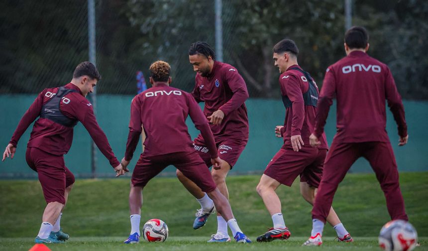 "TRABZONSPOR, GAZİANTEP FK MAÇI HAZIRLIKLARINI SÜRDÜRDÜ"