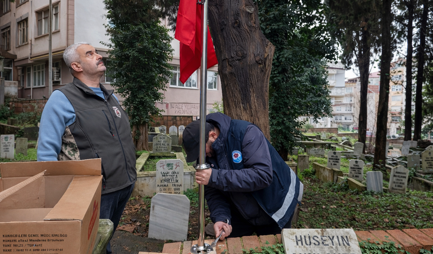 "1944 YILINDA VEFAT EDEN HÜSEYİN AVNİ AKER'E VEFA."
