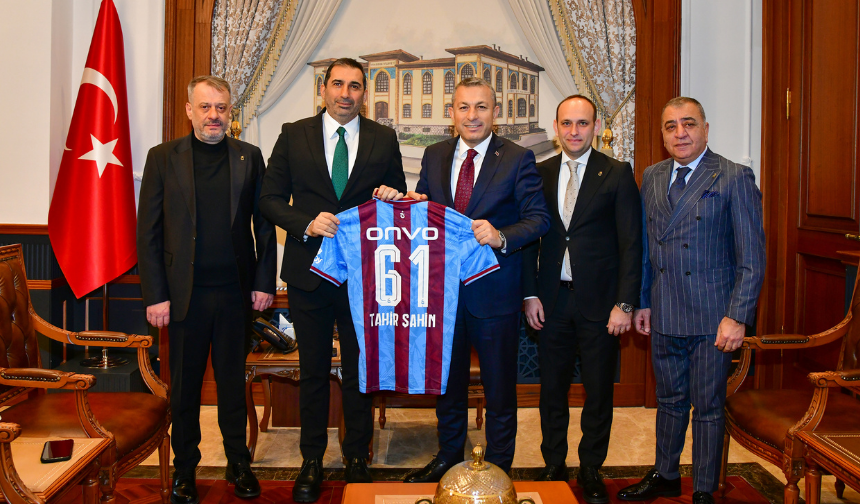 "TRABZON VALİSİ TAHİR ŞAHİN’E ZİYARET"