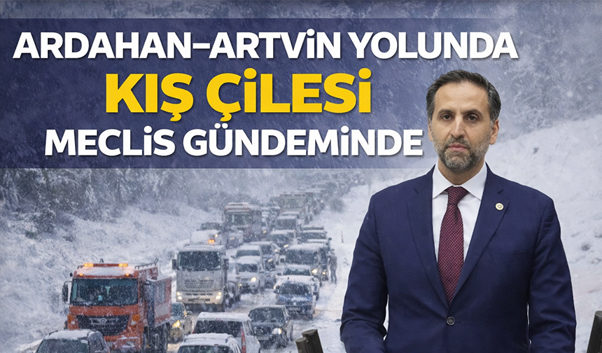 "ARDAHAN–ARTVİN YOLUNDA KIŞ ÇİLESİ MECLİS GÜNDEMİNDE"