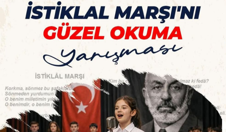 "GİRNE KOLEJİ TRABZON KAMPÜSÜ’NDE İSTİKLAL MARŞI’NI GÜZEL OKUMA YARIŞMASI"