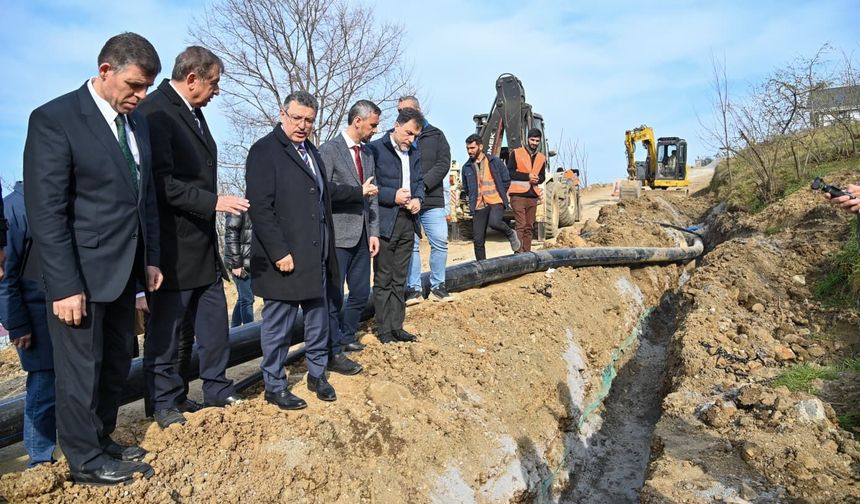 "AKÇAABAT’TA İÇME SUYU ALTYAPISI GÜÇLENİYOR"