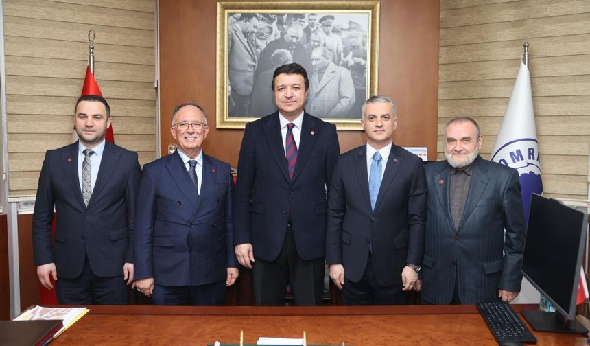 "SAADET PARTİSİ GENEL BAŞKANI MAHMUT ARIKAN’DAN YOMRA BELEDİYESİ’NE ZİYARET"